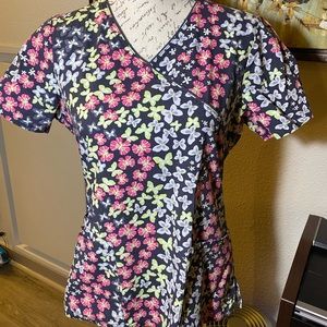 Used women’s scrub top. Cherokee. Size small